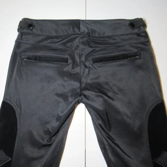 Lip Service Velvet Cross Pants Small Rare Low Rise Goth Rocker Excellent Jeans - Picture 5 of 14